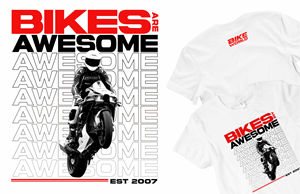 Bike World T-Shirts | Diseño de Camiseta por guprulsugiyanto