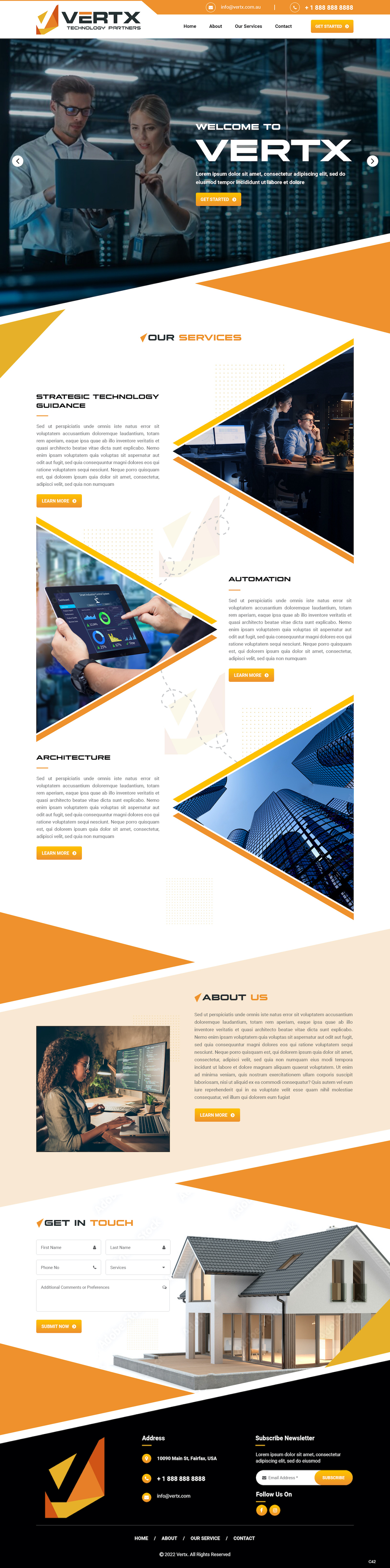 Web Design par pb pour Vertx Technology Partners | Design #29022479