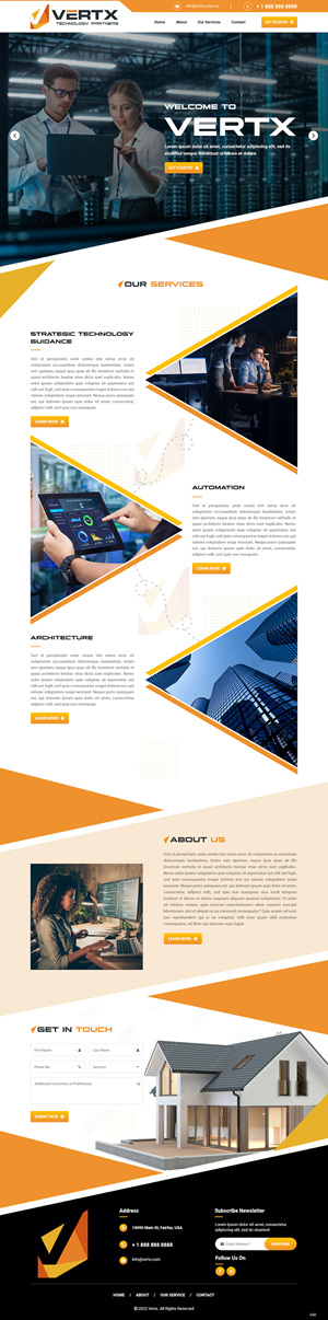 Web Design by pb for Vertx Technology Partners | Design: #29022479