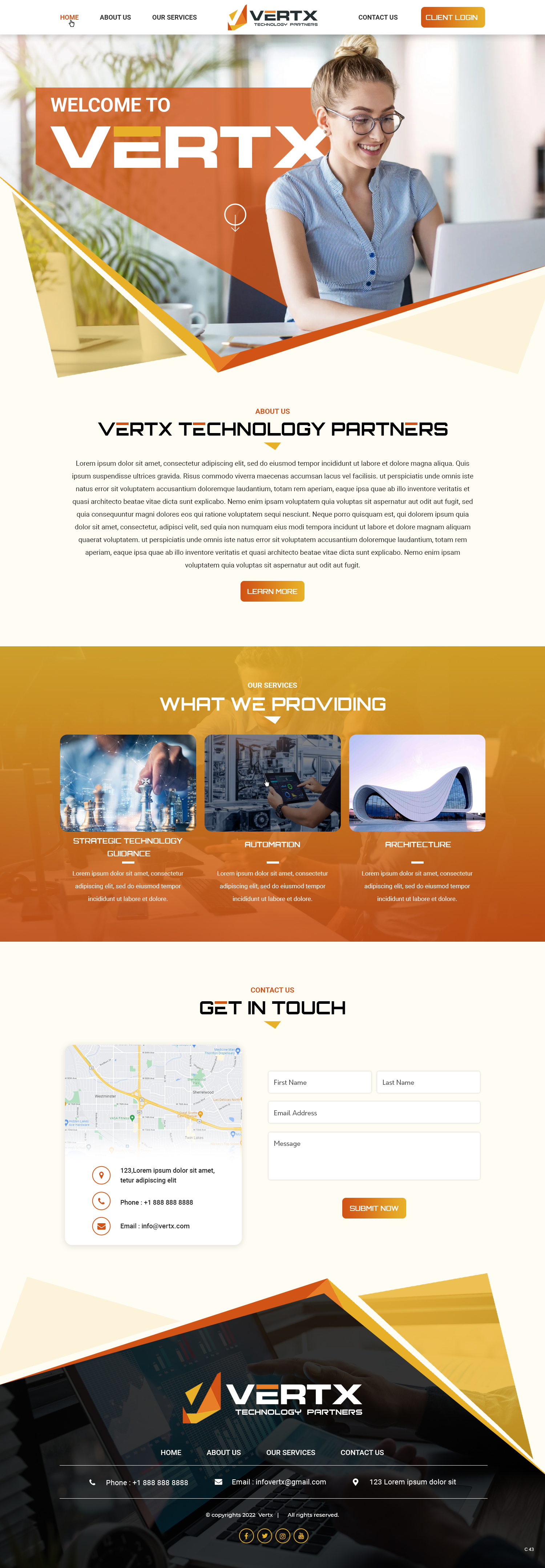 Web Design by pb for Vertx Technology Partners | Design #29022483