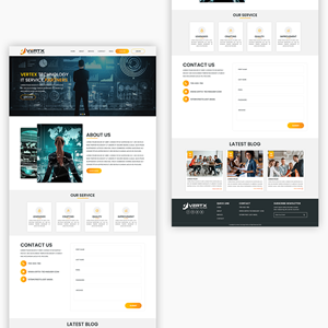 Web Design by dxdesignz for Vertx Technology Partners | Design: #29019405