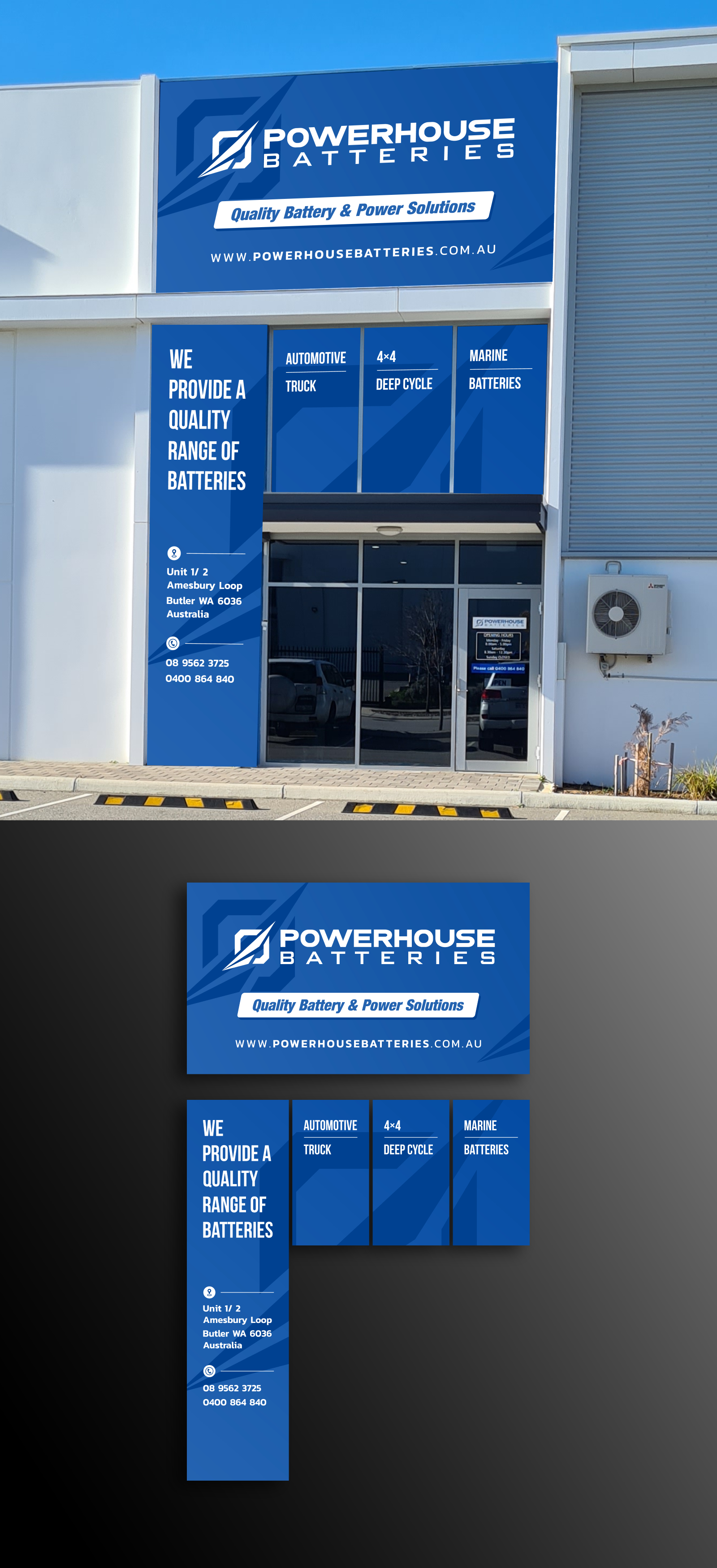 Grafik-Design von ecorokerz für Powerhouse Batteries Pty Ltd | Design #29020578