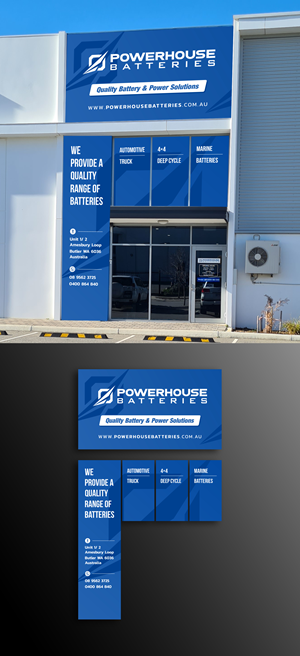 Grafik-Design von ecorokerz für Powerhouse Batteries Pty Ltd | Design: #29020578