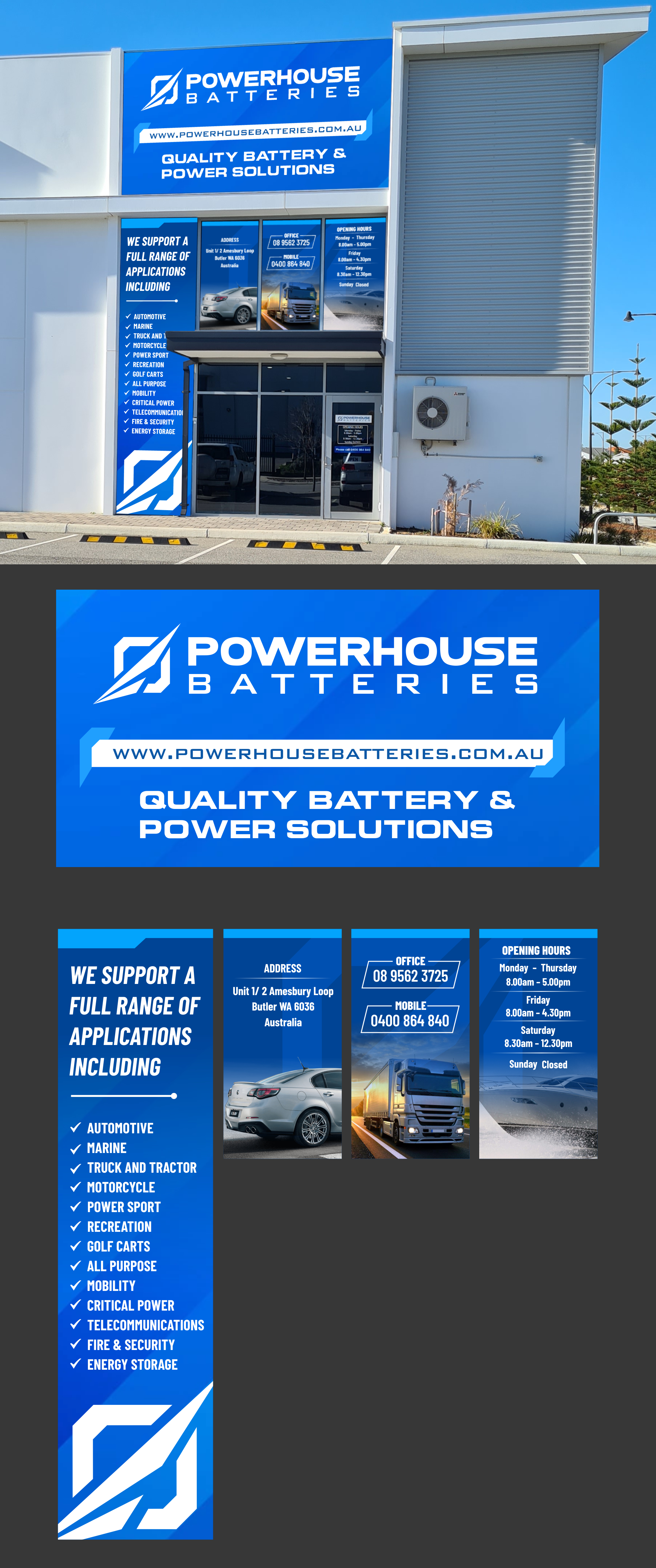 Grafik-Design von ecorokerz für Powerhouse Batteries Pty Ltd | Design #29025423