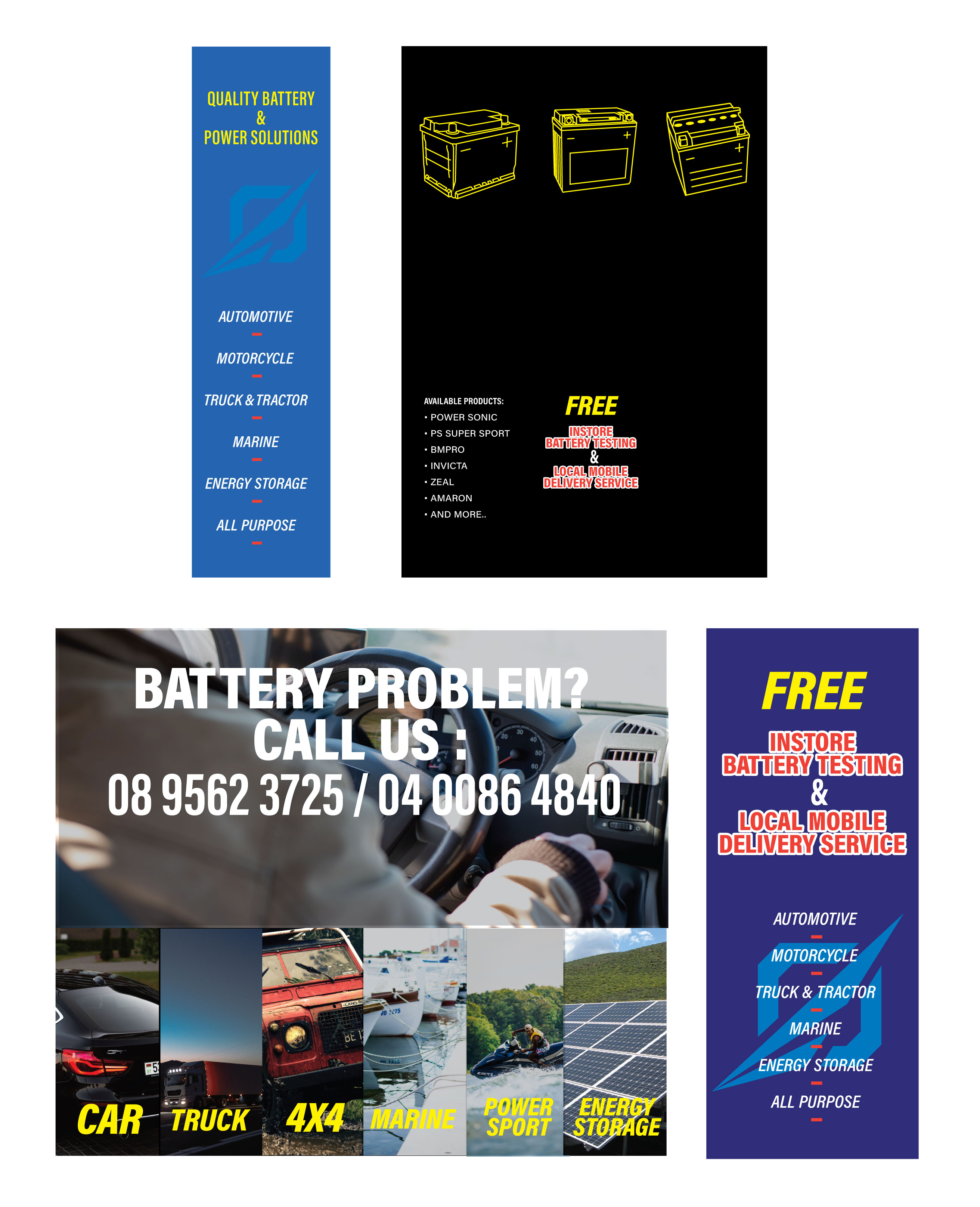 Grafik-Design von Fajr. für Powerhouse Batteries Pty Ltd | Design #29043074