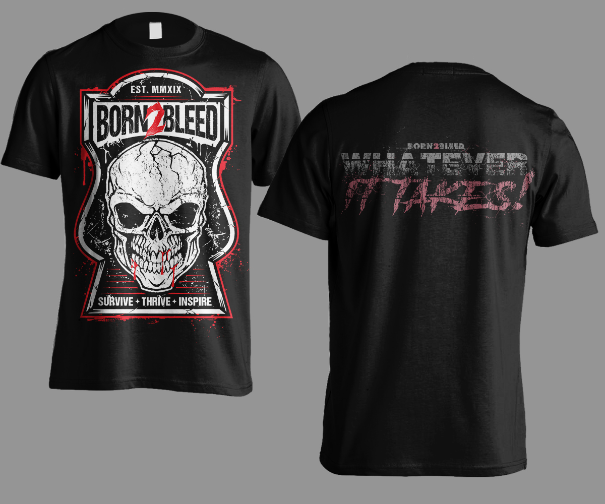 T-Shirt-Design von Andi Yan für BORN 2 BLEED | Design #29042030
