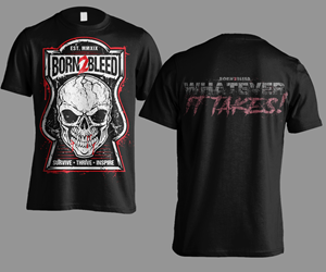 T-Shirt-Design von Andi Yan für BORN 2 BLEED | Design: #29042030