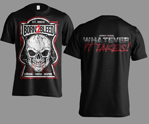 T-Shirt-Design von Andi Yan für BORN 2 BLEED | Design: #29050571