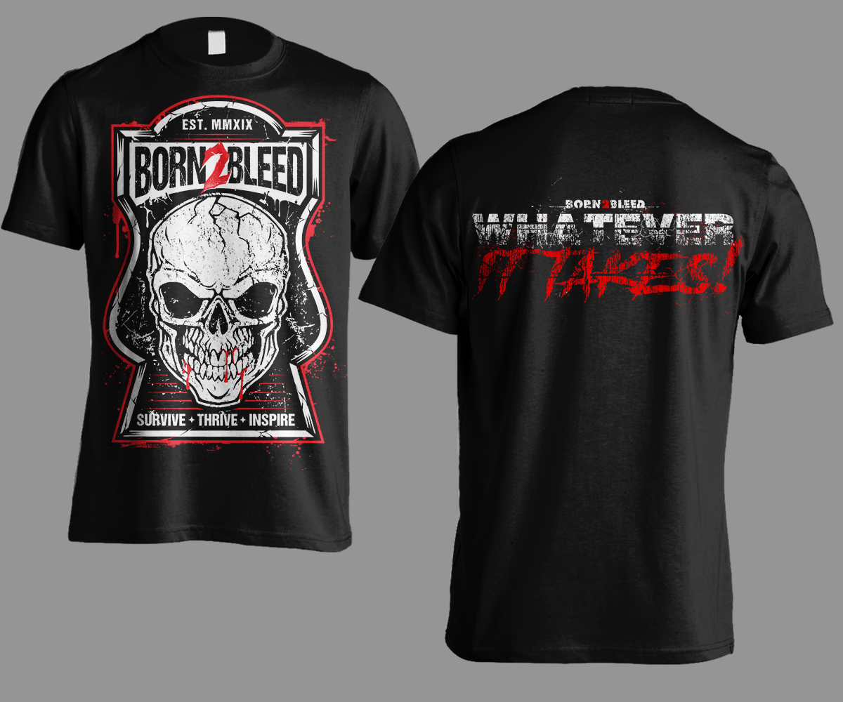 T-shirt Design by Andi Yan for BORN 2 BLEED | Design #29055742