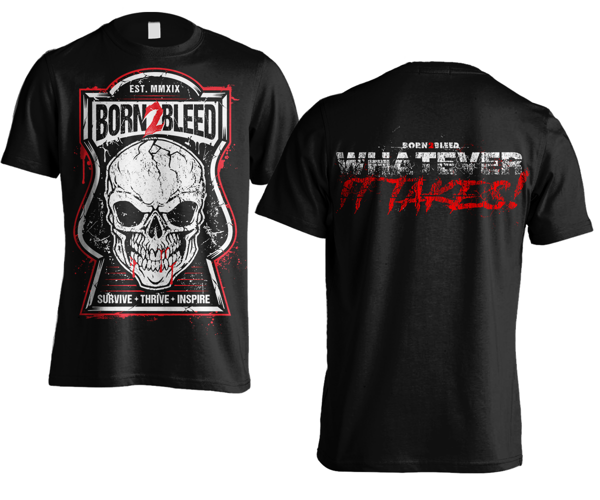 T-shirt Design by Andi Yan for BORN 2 BLEED | Design #29063959