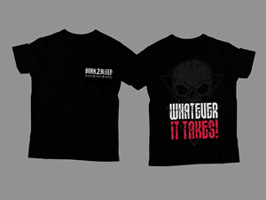 T-shirt Design by cosmicline for BORN 2 BLEED | Design: #29025906