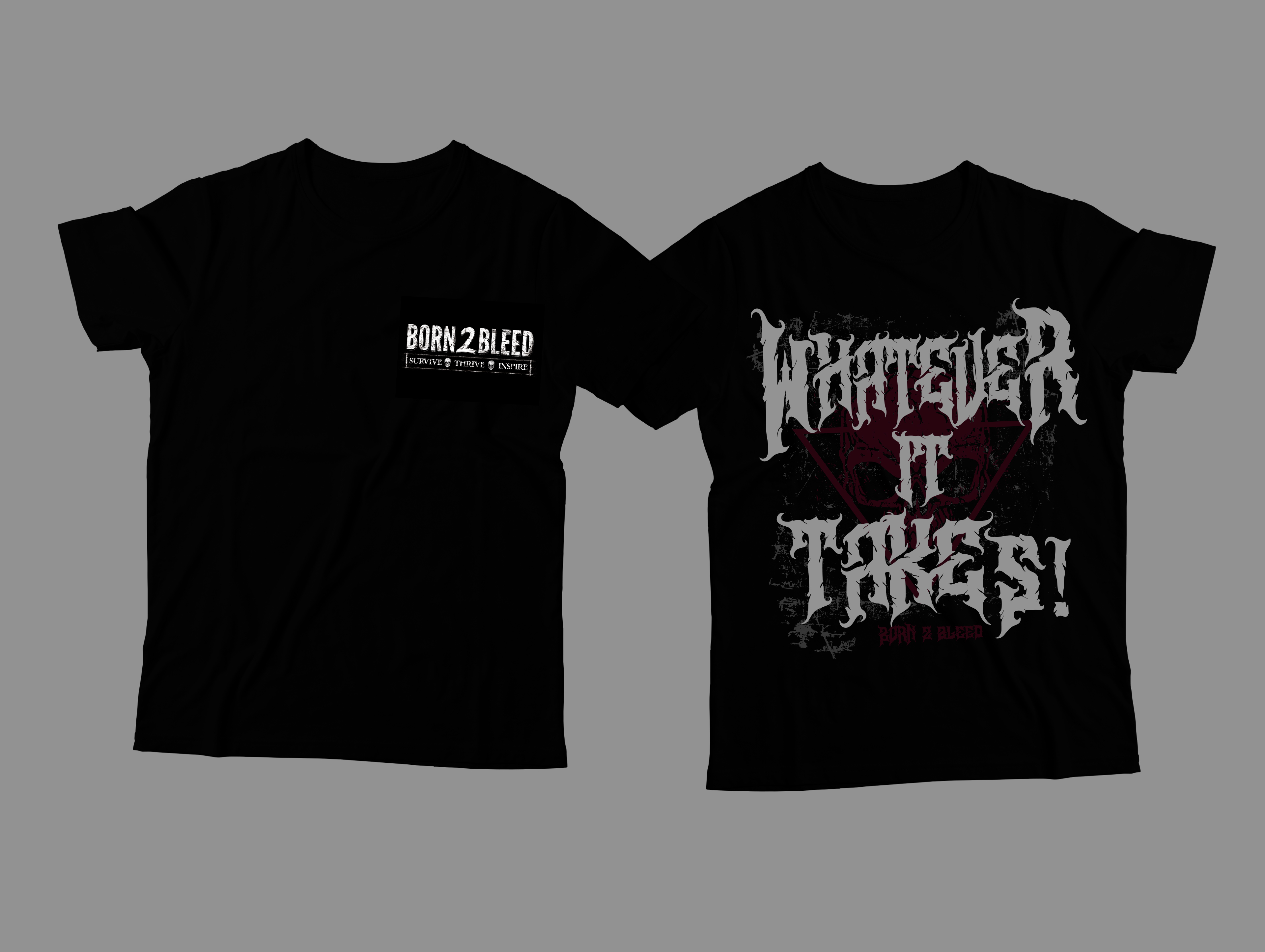 T-shirt Design by cosmicline for BORN 2 BLEED | Design #29025996