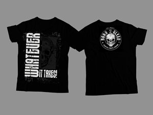 BORN 2 BLEED - Whatever It Takes T-shirt | T-shirt Design by cosmicline
