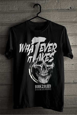T-Shirt-Design von SATHIRA für BORN 2 BLEED | Design: #29046591