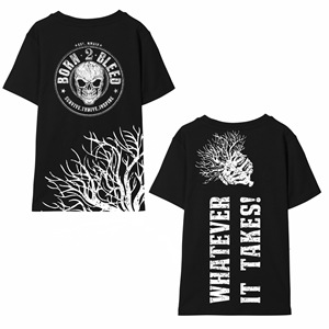 T-shirt Design by ARTUGA for BORN 2 BLEED | Design #29025251
