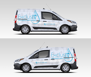 Car Wrap Design by Kira Graphics for ExclusIV Wellness Drip Therapy | Design: #29082296