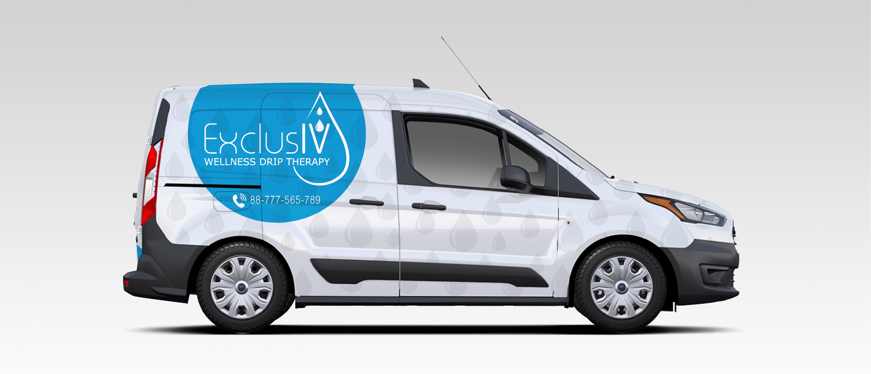 Car Wrap Design by Kira Graphics for ExclusIV Wellness Drip Therapy | Design #29082796