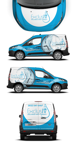 Car Wrap Design by yani for ExclusIV Wellness Drip Therapy | Design: #29073898