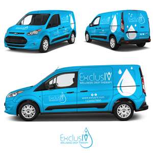 Car Wrap-Design von Choky Art für ExclusIV Wellness Drip Therapy | Design #29074695