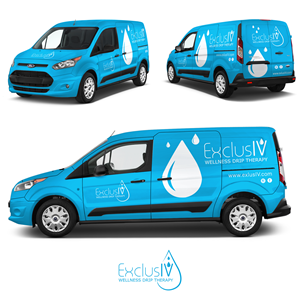Car Wrap Design by Choky Art for ExclusIV Wellness Drip Therapy | Design: #29074700