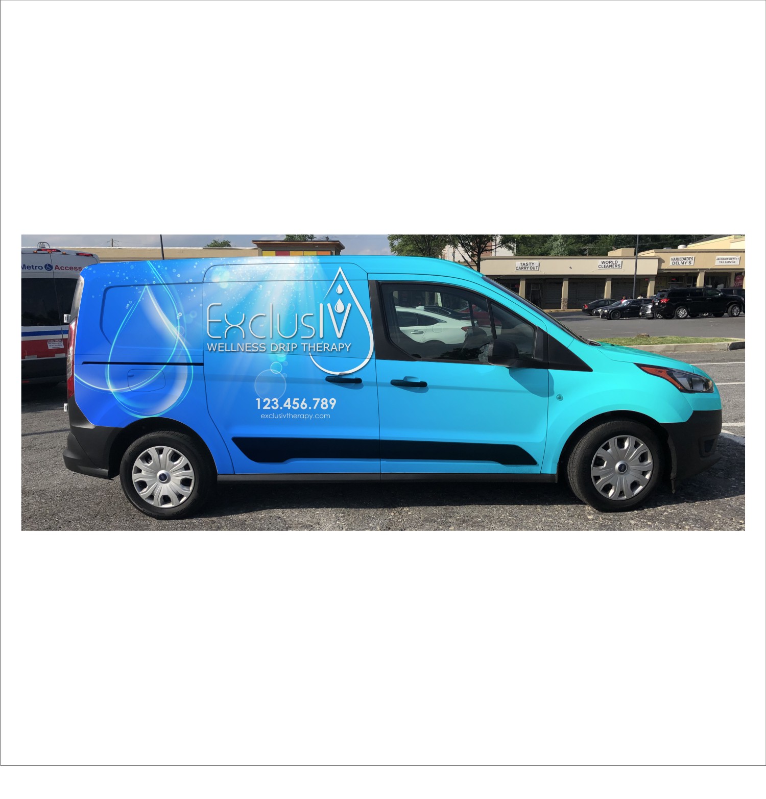 Car Wrap Design by DG+ for ExclusIV Wellness Drip Therapy | Design #29081437