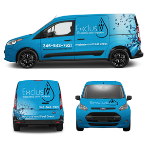 Car Wrap Design by Yoga Tri for ExclusIV Wellness Drip Therapy | Design: #29103246