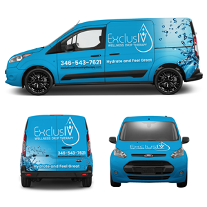 Car Wrap Design by Yoga Tri for ExclusIV Wellness Drip Therapy | Design: #29112107
