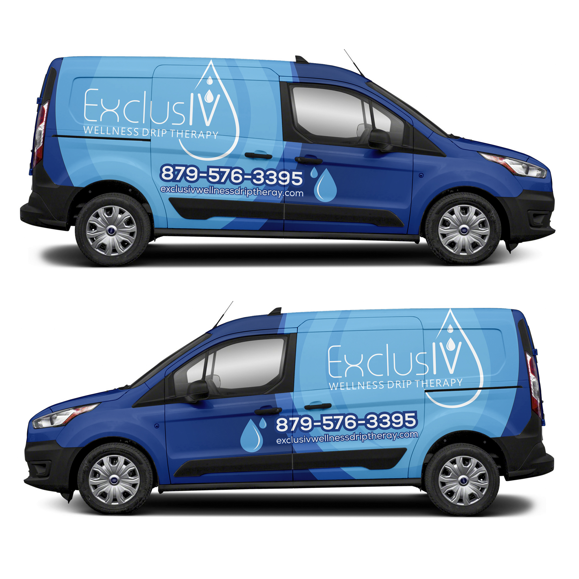 Car Wrap Design by MAKE ME THE WINNER for ExclusIV Wellness Drip Therapy | Design #29051977