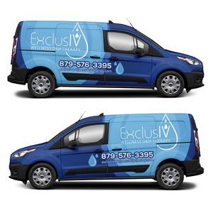 Car Wrap Design by MAKE ME THE WINNER for ExclusIV Wellness Drip Therapy | Design: #29051977