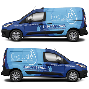 Car Wrap Design by MAKE ME THE WINNER for ExclusIV Wellness Drip Therapy | Design: #29103178