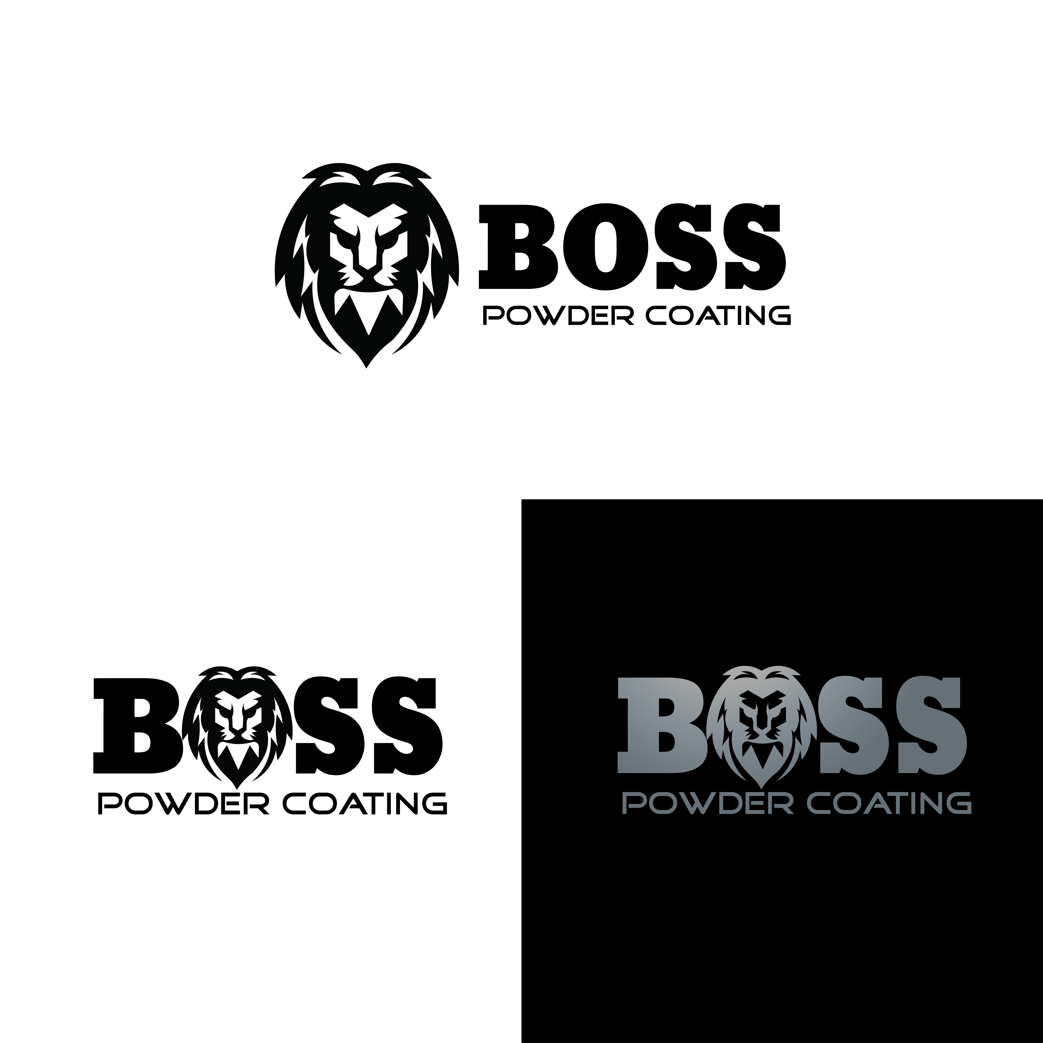 Diseño de Logo por synthiapoint para Boss Powder Coating | Diseño #29035654