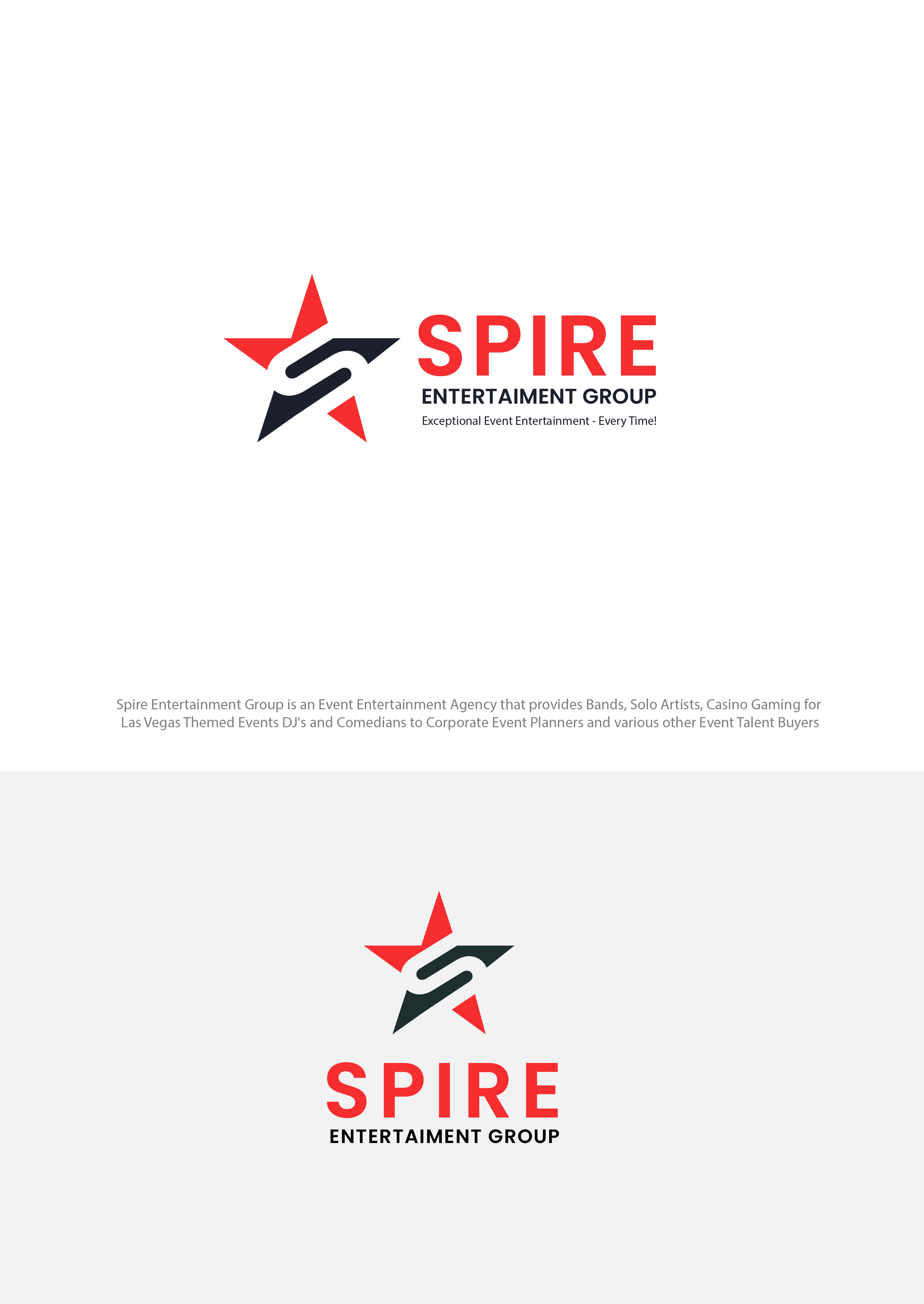 Diseño de Logo por RikoAji para Spire Entertainment Group | Diseño #29038308