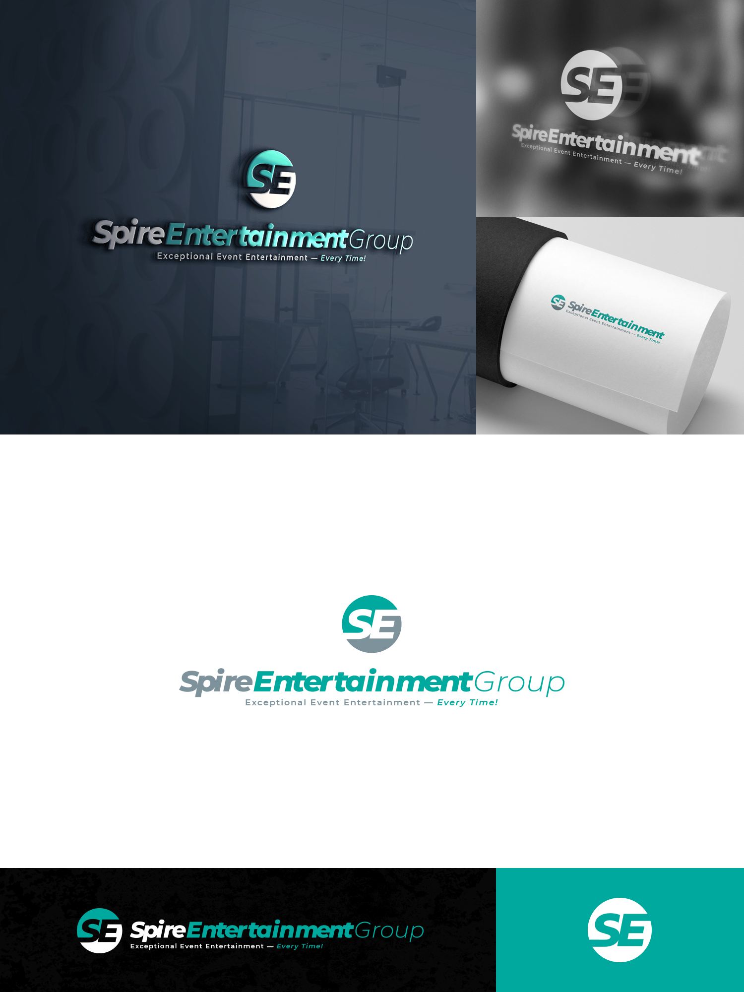 Logo Design by Oleksandr Tovarkov for Spire Entertainment Group | Design #29043898