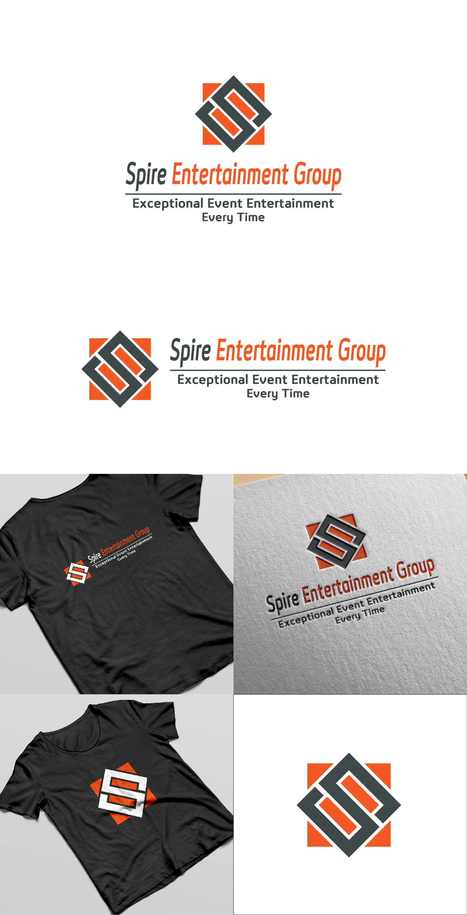 Logo Design by vidarshana 2 for Spire Entertainment Group | Design #29054393