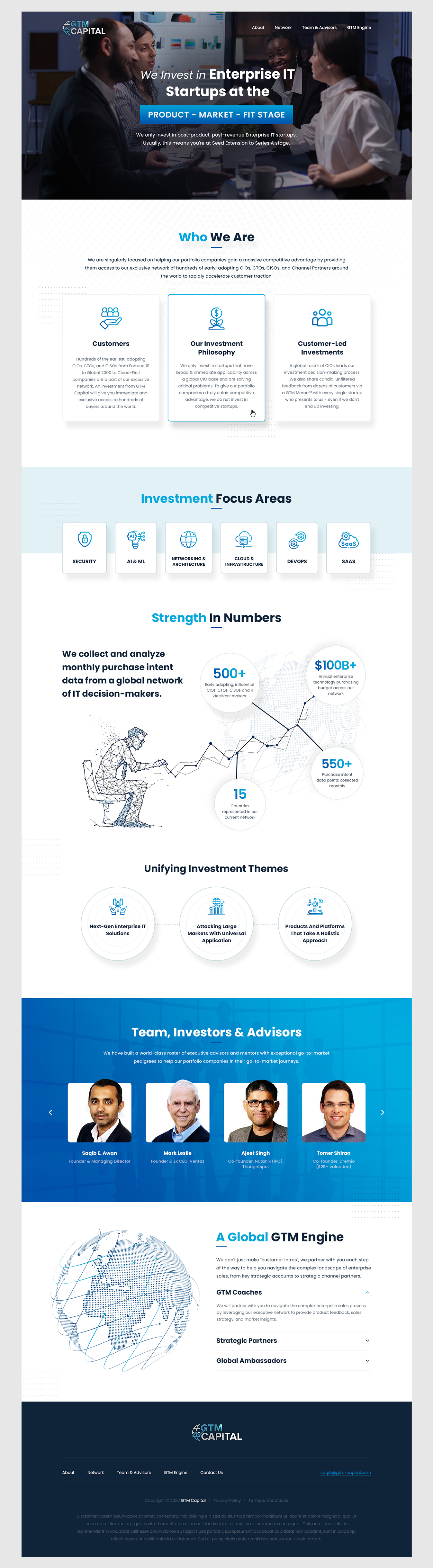 Web Design by Bhavik P. for GTM Capital | Design #29129444