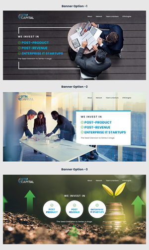 Web-Design von Bhavik P. für GTM Capital | Design: #29138784