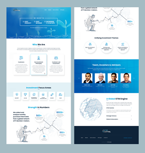 Web-Design von Bhavik P. für GTM Capital | Design: #29156802
