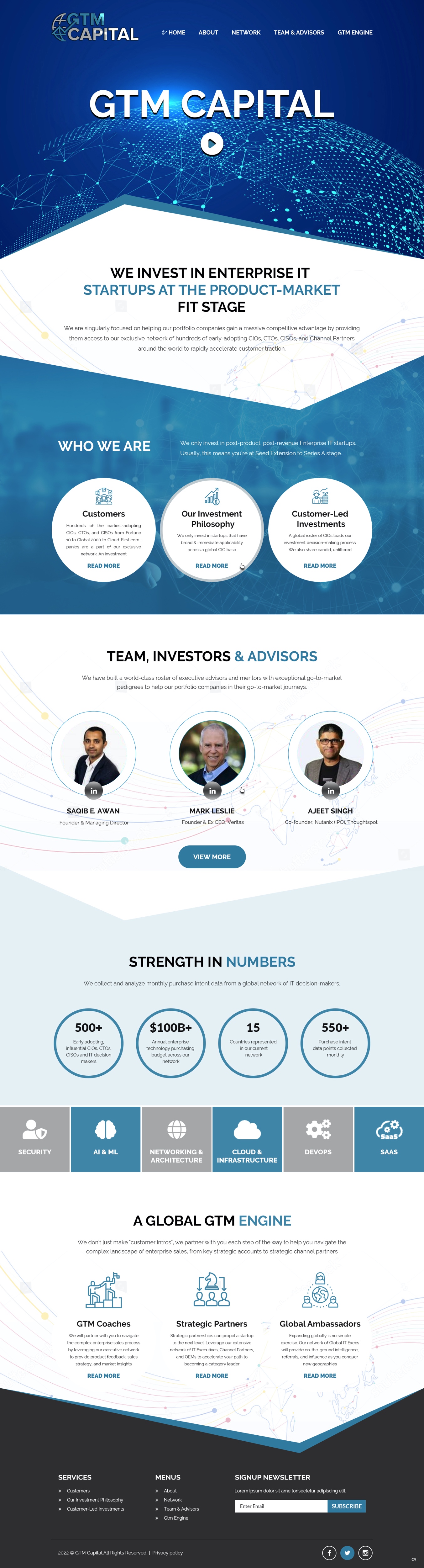 Web Design par pb pour GTM Capital | Design #29028388