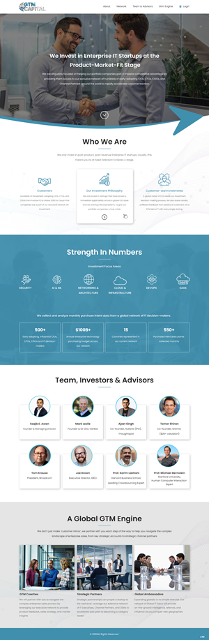 Web-Design von pb für GTM Capital | Design: #29028389