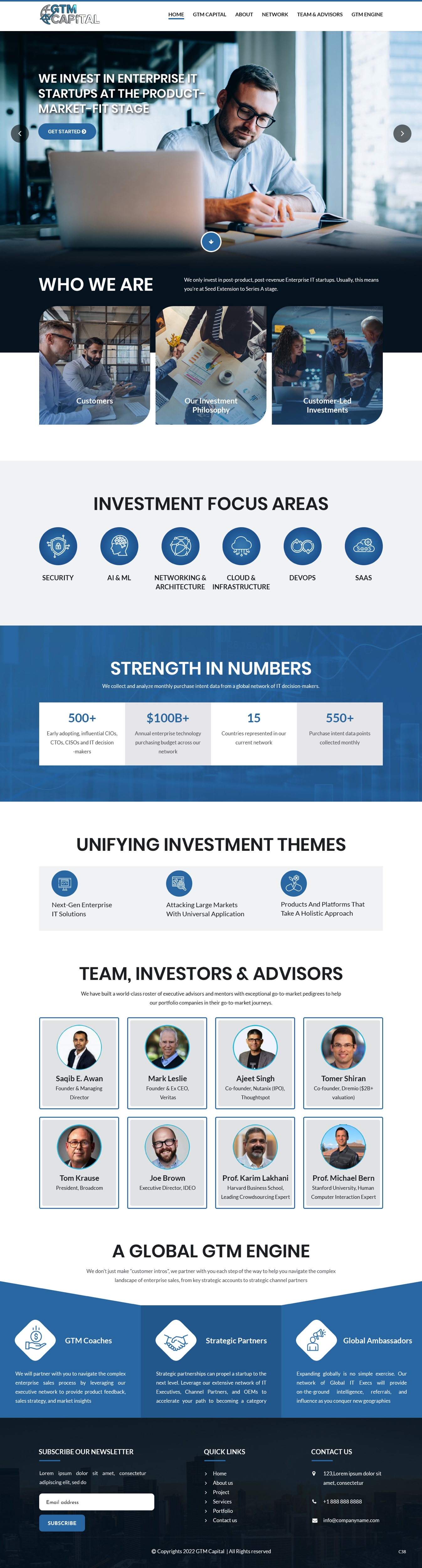 Web Design by pb for GTM Capital | Design #29028391