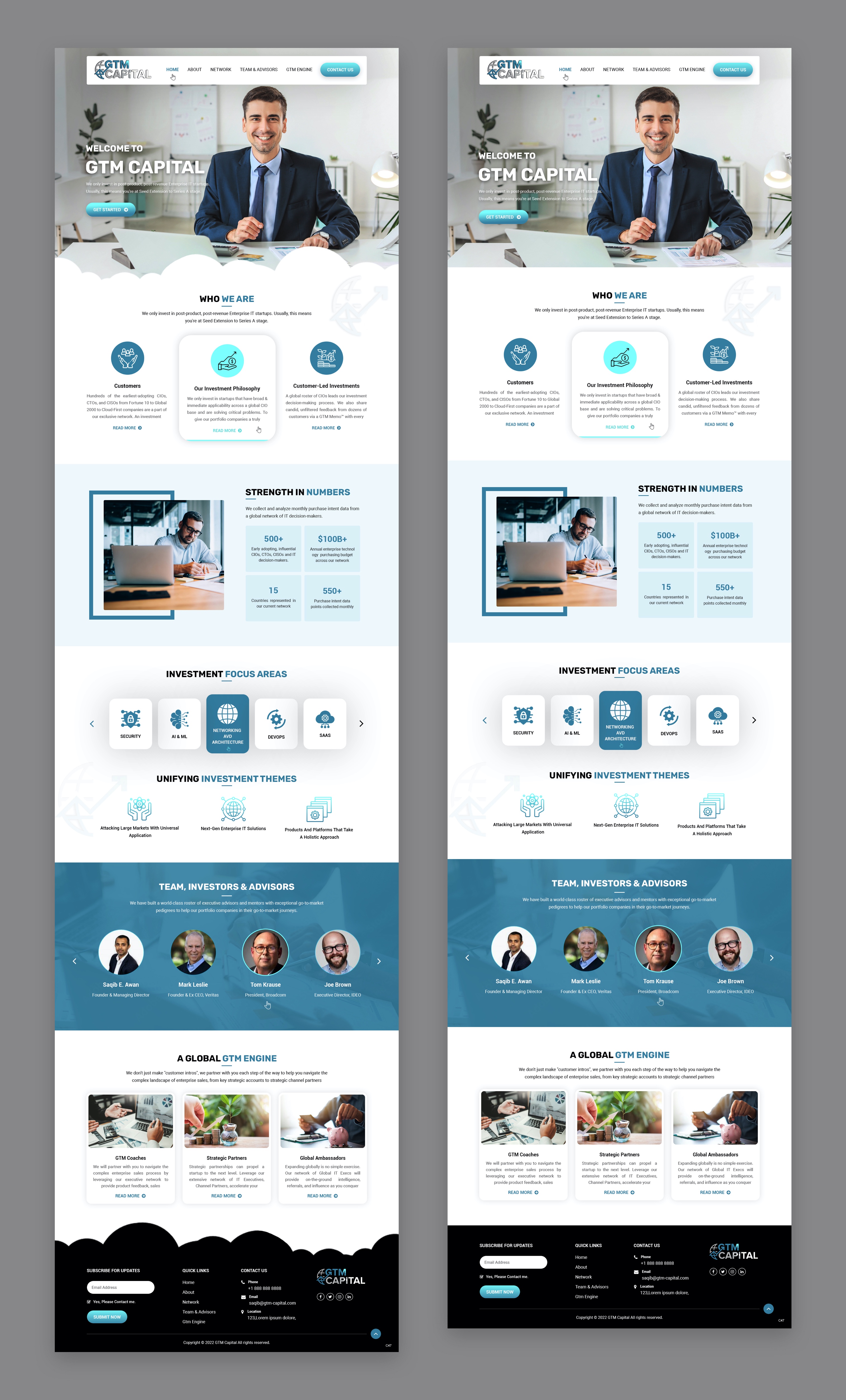 Web Design by pb for GTM Capital | Design #29028398