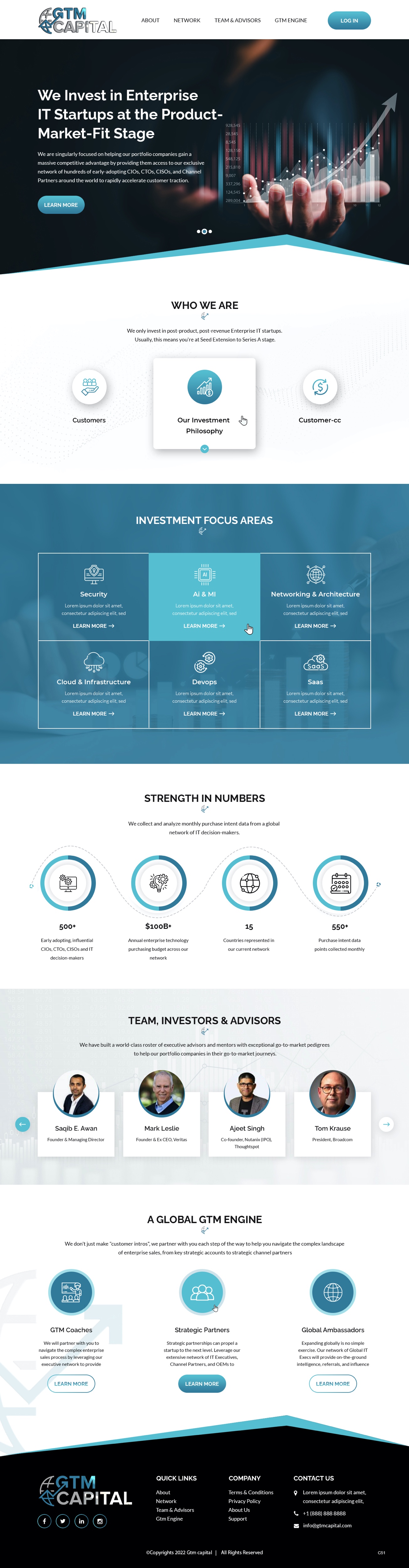 Web Design by pb for GTM Capital | Design #29028399