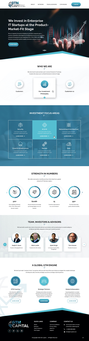 Web Design by pb for GTM Capital | Design: #29028399