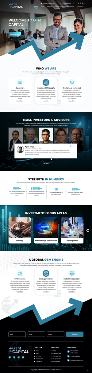 Web Design by pb for GTM Capital | Design: #29028401