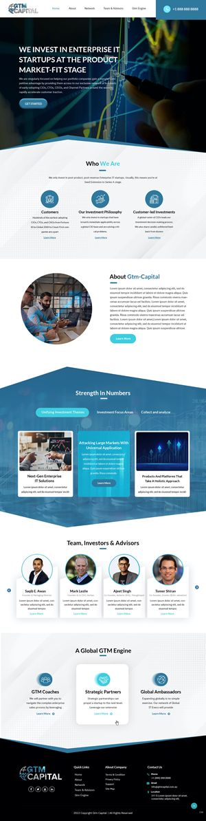 Web-Design von pb für GTM Capital | Design: #29033106