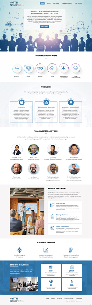 Web-Design von pb für GTM Capital | Design: #29046789