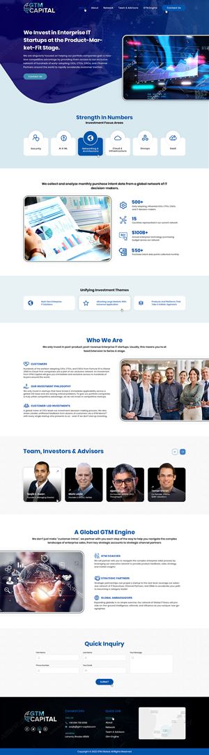 Web-Design von Ved Web Services für GTM Capital | Design: #29051992