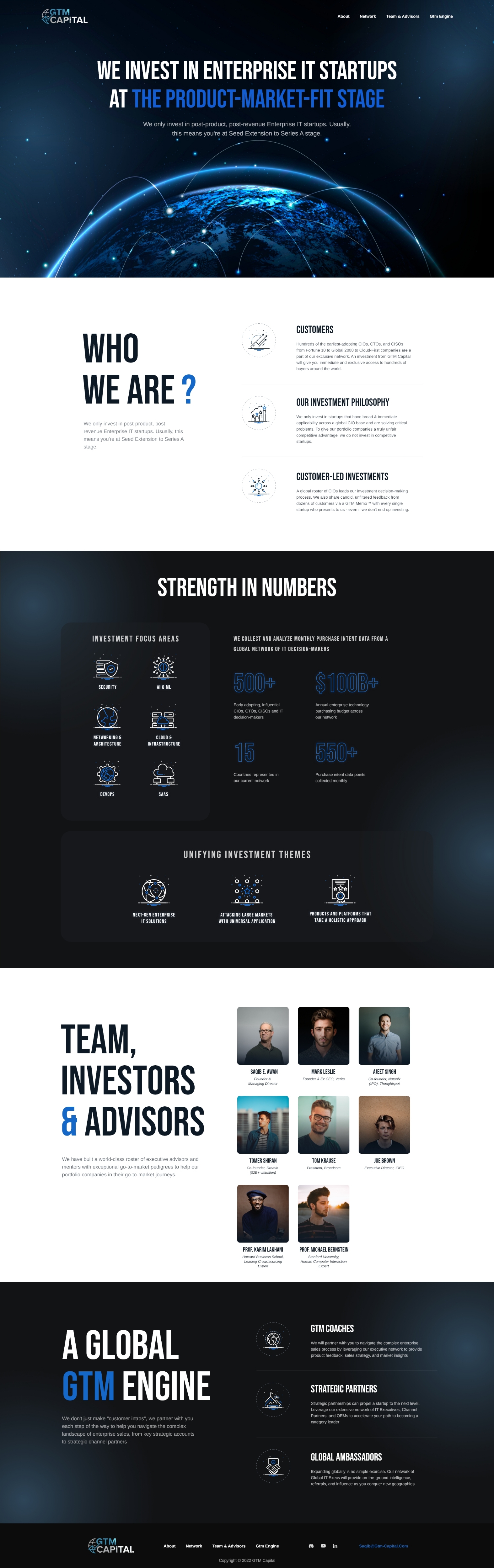 Web-Design von Double d für GTM Capital | Design #29088807