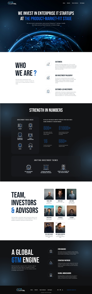 Web-Design von Double d für GTM Capital | Design: #29088807