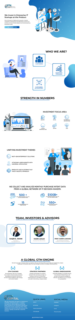 Web Design by Adeel Rahman for GTM Capital | Design: #29051912